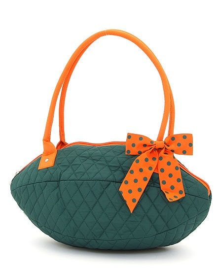 football shaped purse