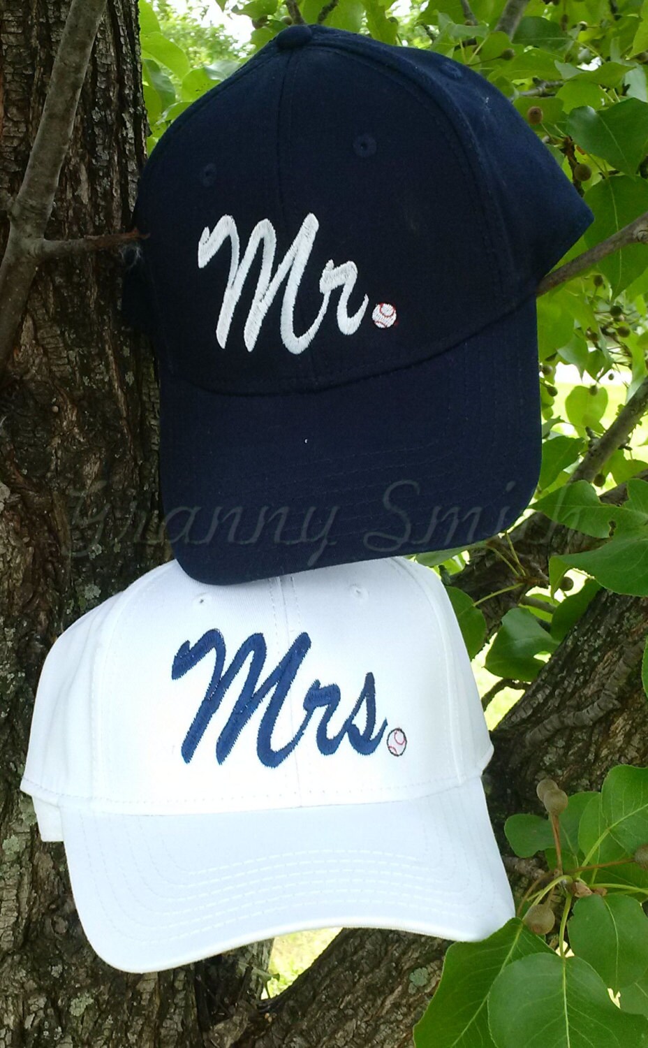 mr and mrs baseball caps
