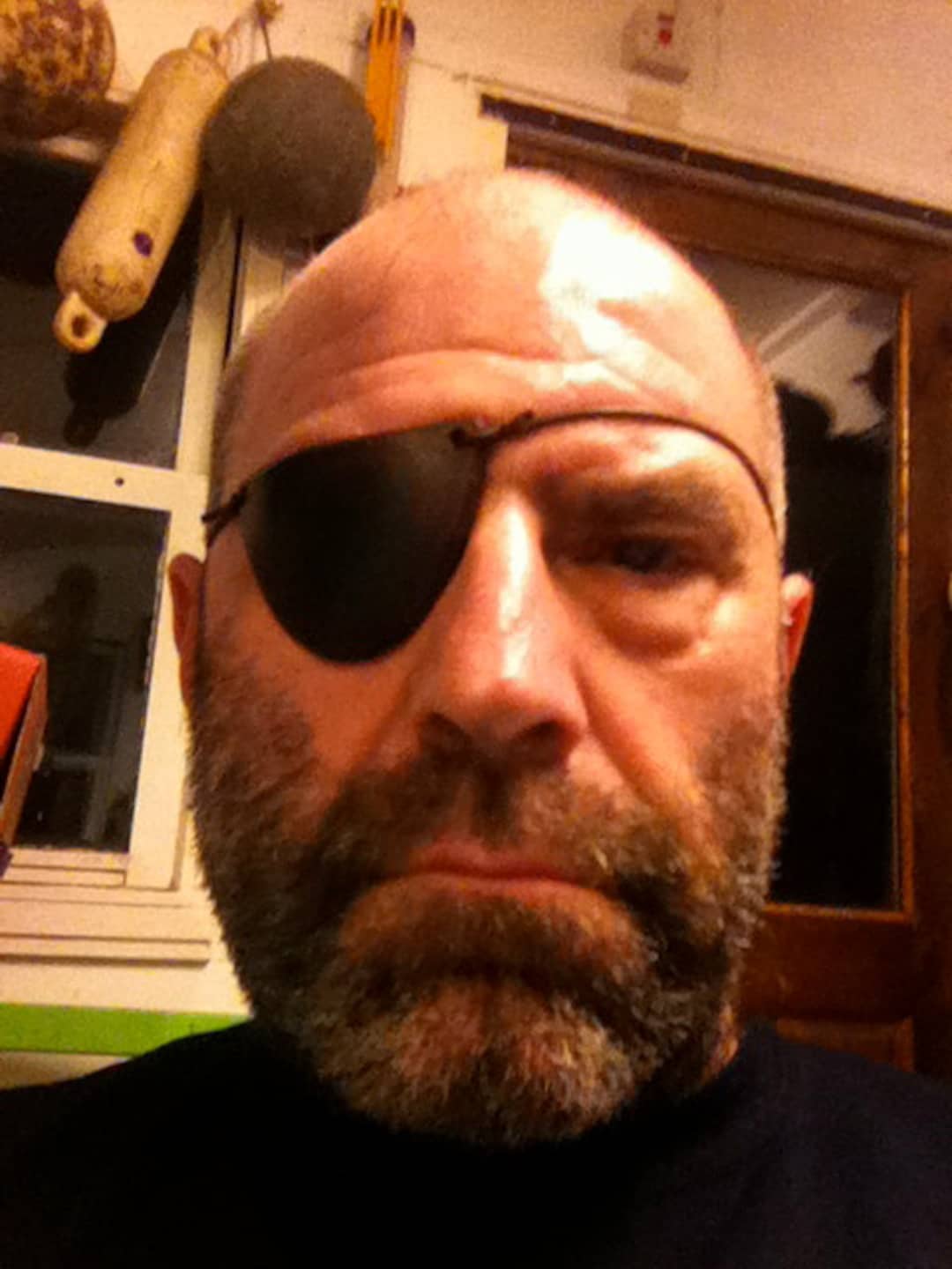Real, Functional, Leather Eye Patch, Handmade and Finished. Etsy