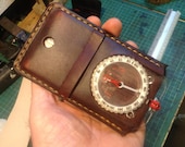 Silva Expedition 4 handmade leather compass case