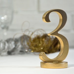 table numbers, table numbers wedding, table number stands, table numbers gold, table numbers SET 1-20, TNF5-120-PAINTED