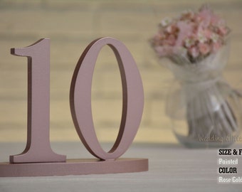 Rustic Table Numbers, Wood Table Number, Wood Table Numbers, Wooden Table Numbers, Silver Table Numbers, Table Décor