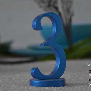 Table Numbers for Wedding
