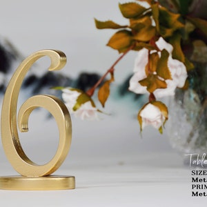 Wedding Table Numbers, Gold Table Numbers, Silver Table Numbers, EXPRESS SHIPPING- 2-4 business days
