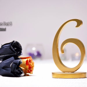 Table Number Wedding Wedding Numbers Wedding Table Wedding Table Décor  Table Numbers Wedding Table Number Table Number  TNF1-140-PAINTED