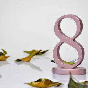 Wedding Table Numbers, Gold Table Numbers, Silver Table Numbers, EXPRESS SHIPPING 2-4 business days image 5