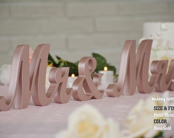 Rose Gold, Rose Gold Wedding Decorations, Rose Gold Sign, EXPRESS SHIPPING- 2-4 business days