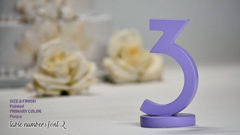 Wedding Table Numbers, Gold Table Numbers, Silver Table Numbers, EXPRESS SHIPPING 2-4 business days image 6