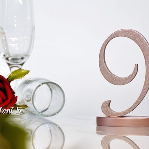 Table Numbers, Table Numbers for Weddings, Wedding Table Decor
