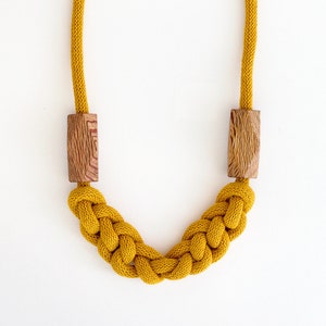 Knitted Rope Necklace image 1