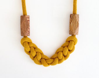 Knitted Rope Necklace