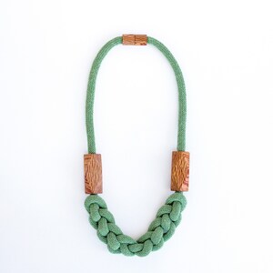 Knitted Rope Necklace image 3