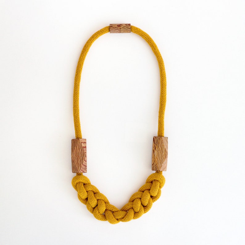 Knitted Rope Necklace image 1