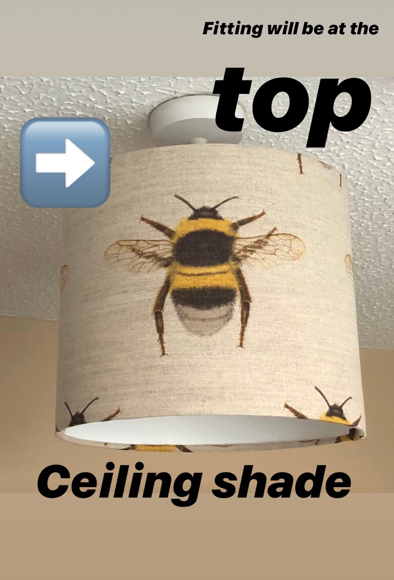 Drum lampshade Ceiling shade or Lamp Shade Made to Order Etsy