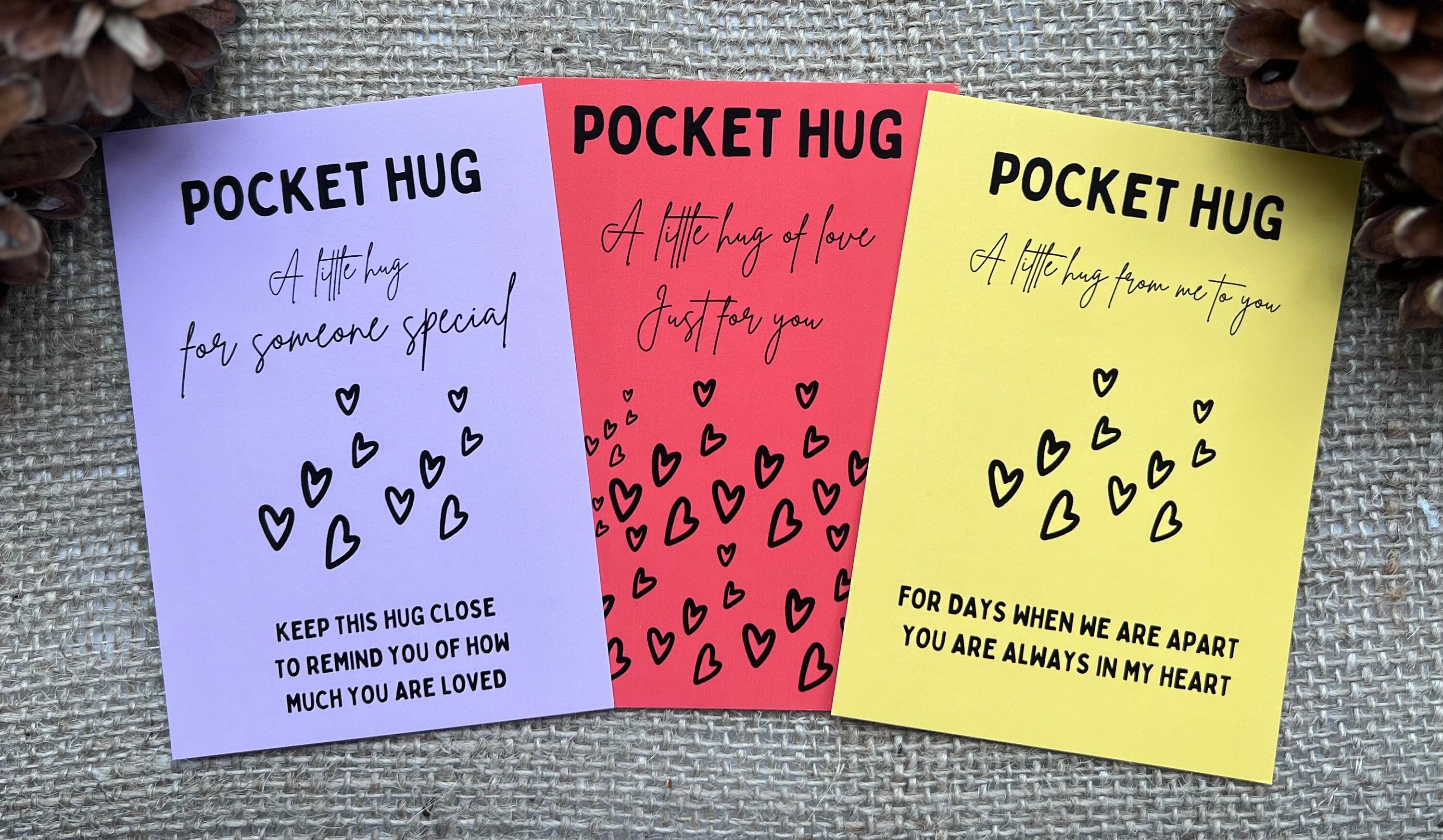 NAN POCKET HUG Heart Shaped Nanny Gift Oak 4cm Etsy UK