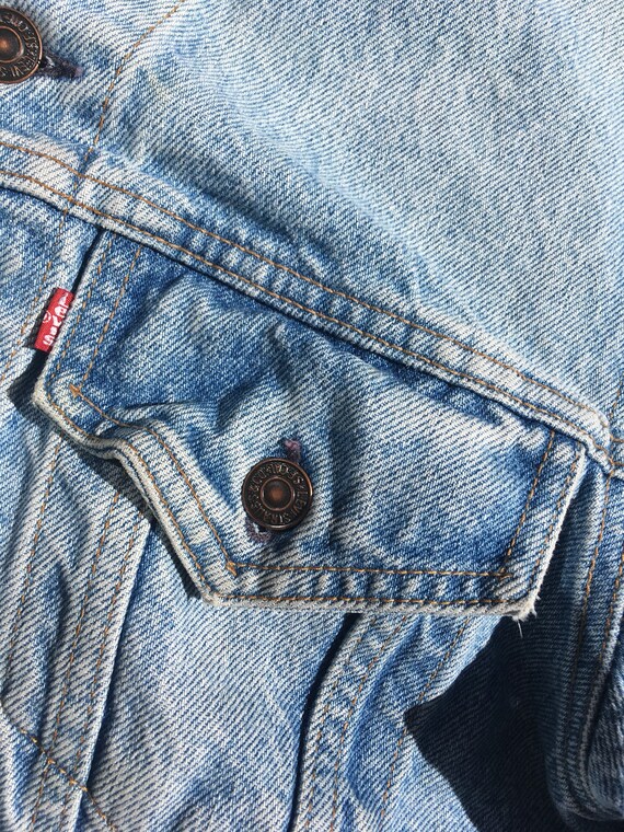 levi's leopard print denim jacket