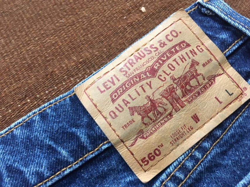 31x34 Levis USA high waist wide leg jeans dark blue 32 90s | Etsy