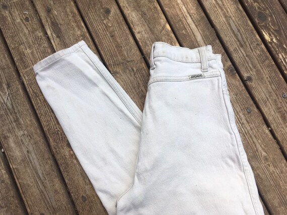 26 High Waist Jeans Beige Tight Jordache Vintage Size 8 Xs S Etsy