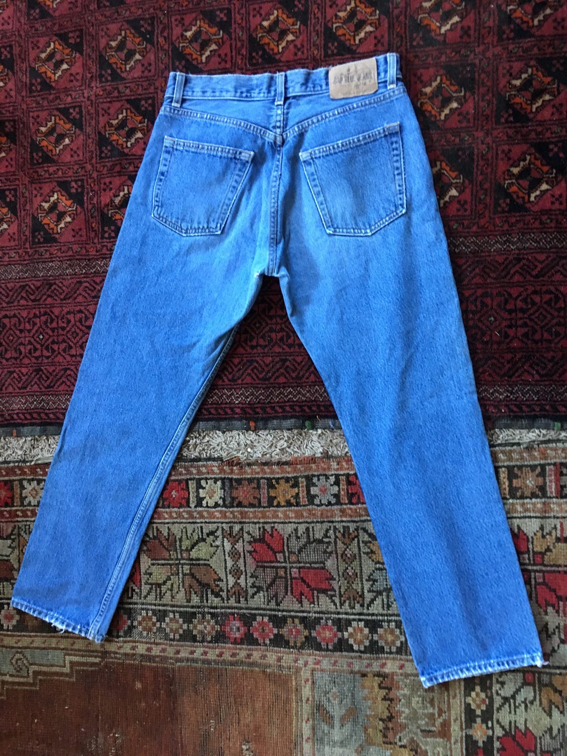 31 90s Button Fly Mid Rise Jeans 30 Short Ankle 28 29 4 5 6 Etsy