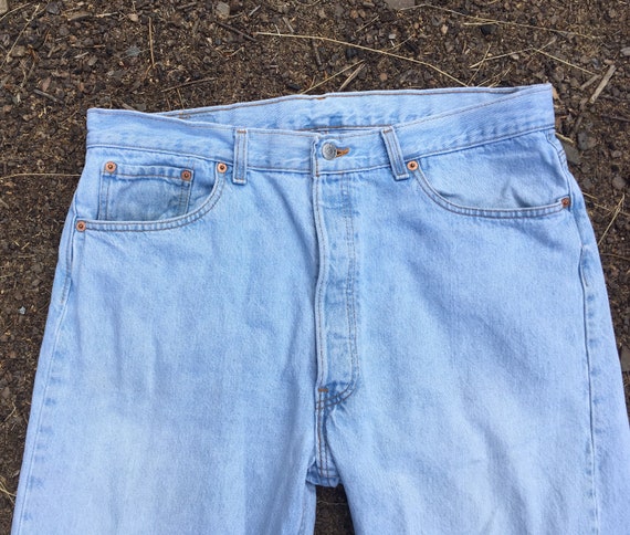 37 Levis 501 jeans USA made 501s 36 38 35 34 baggy ta… - Gem