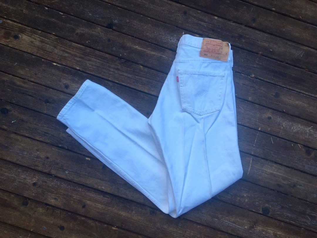 32x32 Levis 501 Jeans USA White 501s 32 31 33 34 501 Vintage White