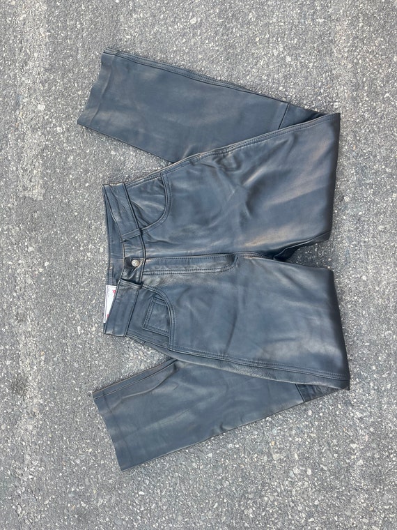 パンツ 1990s suit select 21 sheep leather pants 1990s suit select 21 sheep leather pants