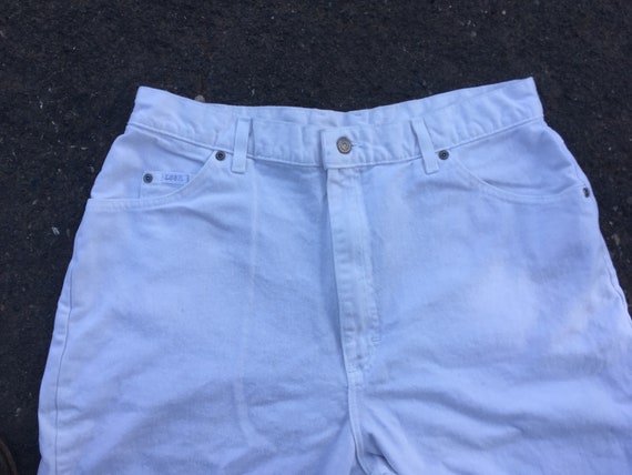 SALE 34 Lee white jeans union label made in USA 9… - image 5