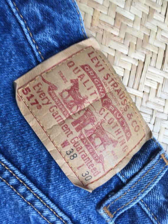38 Levis 517 jeans USA made in America boot cut 5… - image 5