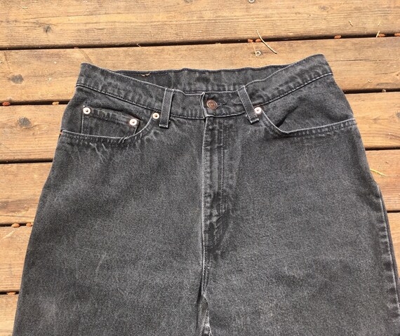 31 Levis 512 Jeans Slim Tapered Black Denim 512s High Waist High