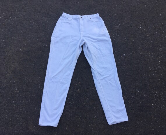 SALE 34 Lee white jeans union label made in USA 9… - image 1