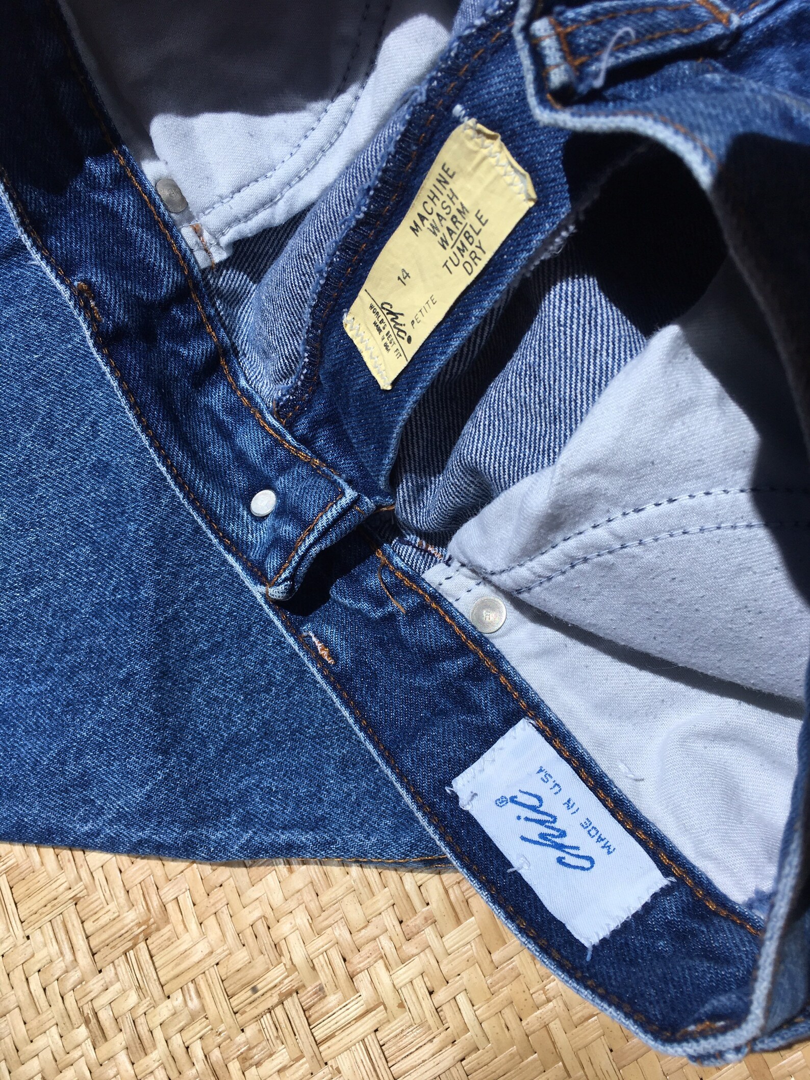 American Bazi High Waist Pleated Waist Mom Jeans main image 1