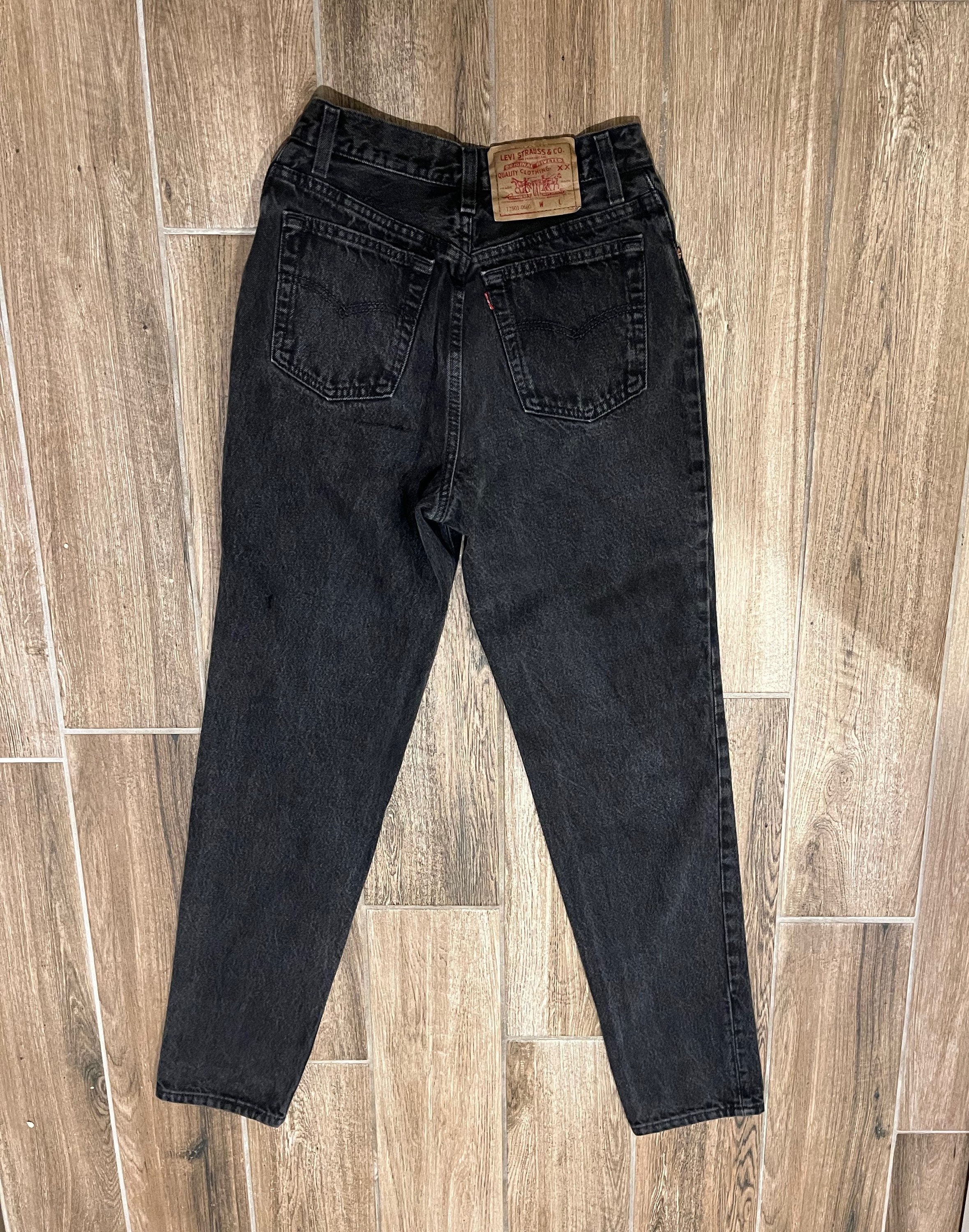 SALE 27 Levi's 501 Jeans Levis Black 25 26 17501 501s