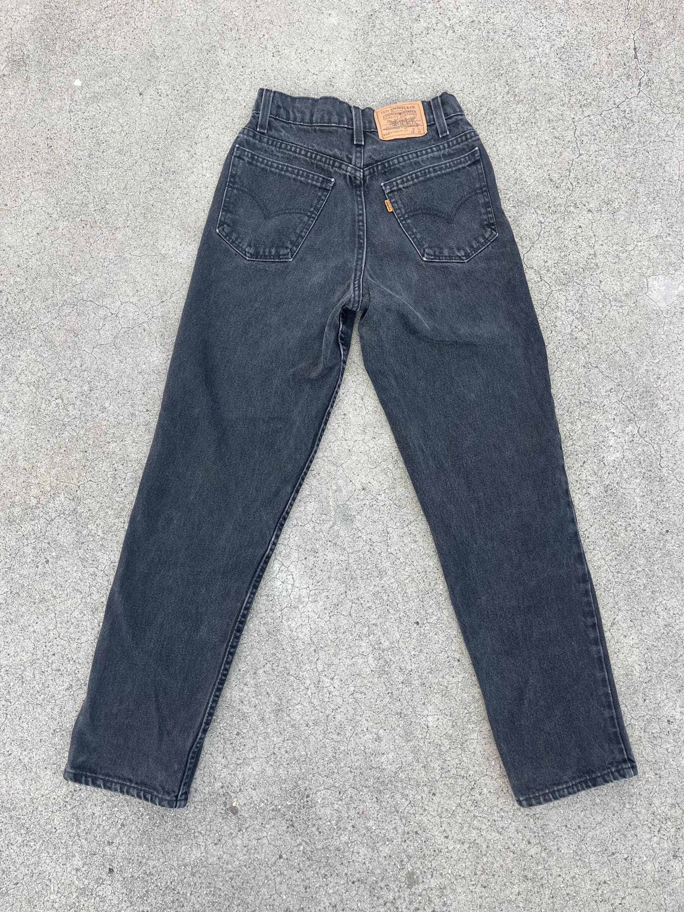 パンツ 00s Levi's 550 wide baggy black denim 00's Levi's 550 Black Denim Pants W34 00年代 リーバイス