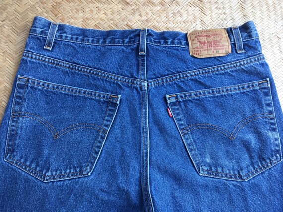 38 Levis 517 jeans USA made in America boot cut 5… - image 3