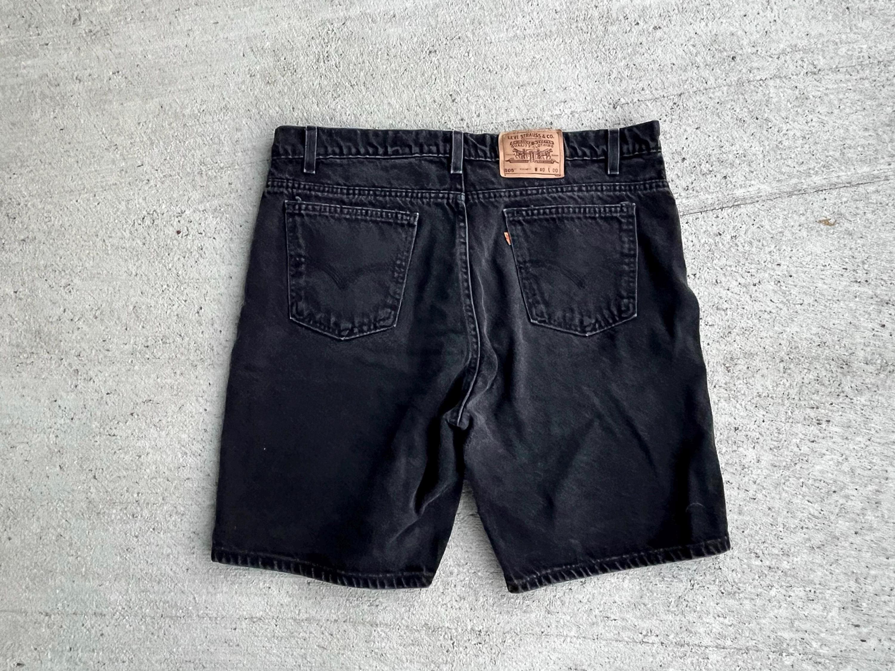 40 Levis Jorts Black Baggy 90s L XL Extra Large 36 38 40