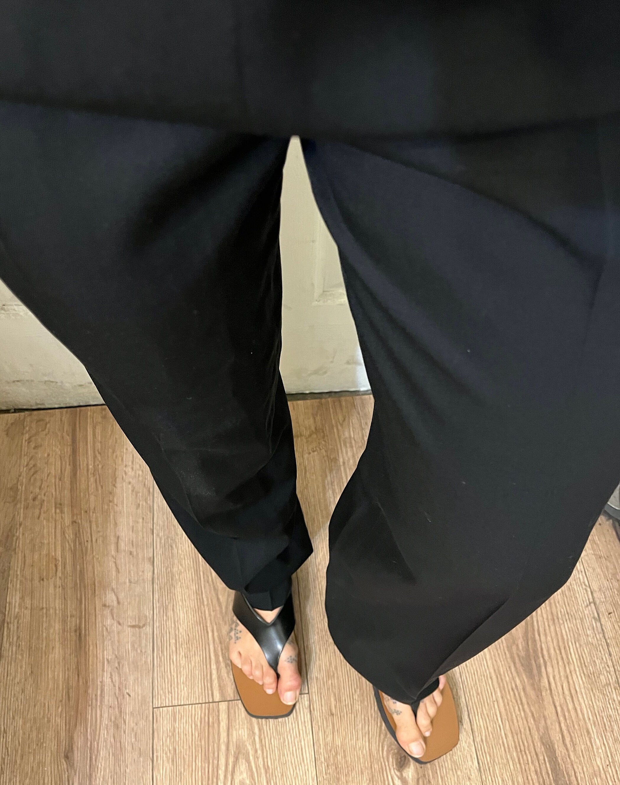 Sale Dior High Waist Wide Straight Leg Pants 23 24 25 XS XXS