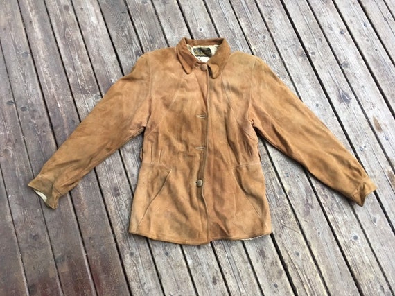 SALE 1930s Leather Jacket Women's 