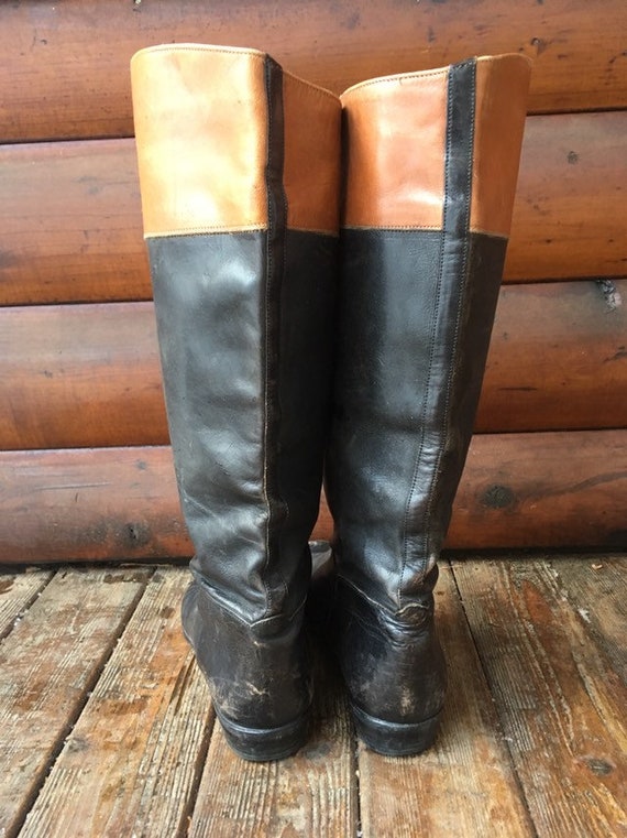 SALE 7 Italian leather riding boots made in Italy 37 … Gem