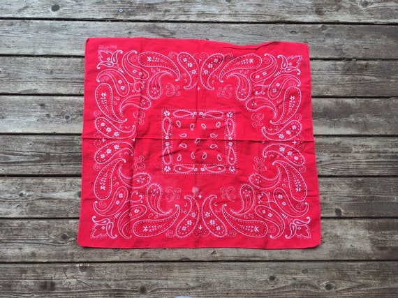 Colorfast bandana antique trunk up old elephant re