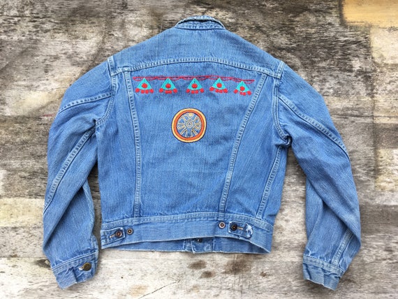 ジャケット・アウター AMERI FAKE LAYERED DENIM LONG COAT ZENA Jean Jacket Women Large* Denim Coat Oversize Tapered
