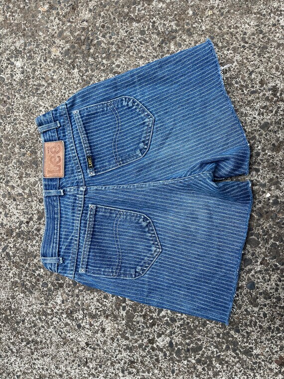 S Lee Union Made denim shorts high waist rise cut… - image 7