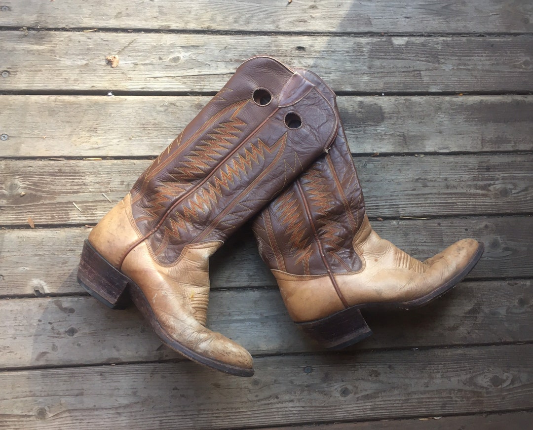 靴 vintage Western boots made in usa 90s Vintage Chippewa Men Cowboy Western Boots Size 9 D 70s | eBay