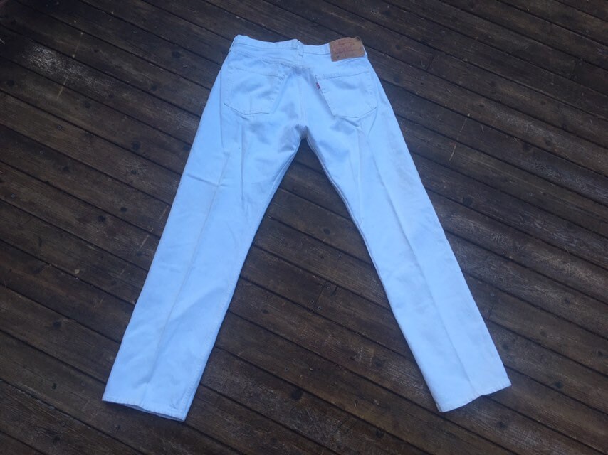 32x32 Levis 501 Jeans USA White 501s 32 31 33 34 501 Vintage White