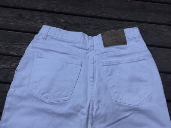 29 High waist jeans white The London Jean 28 30 v… - image 4