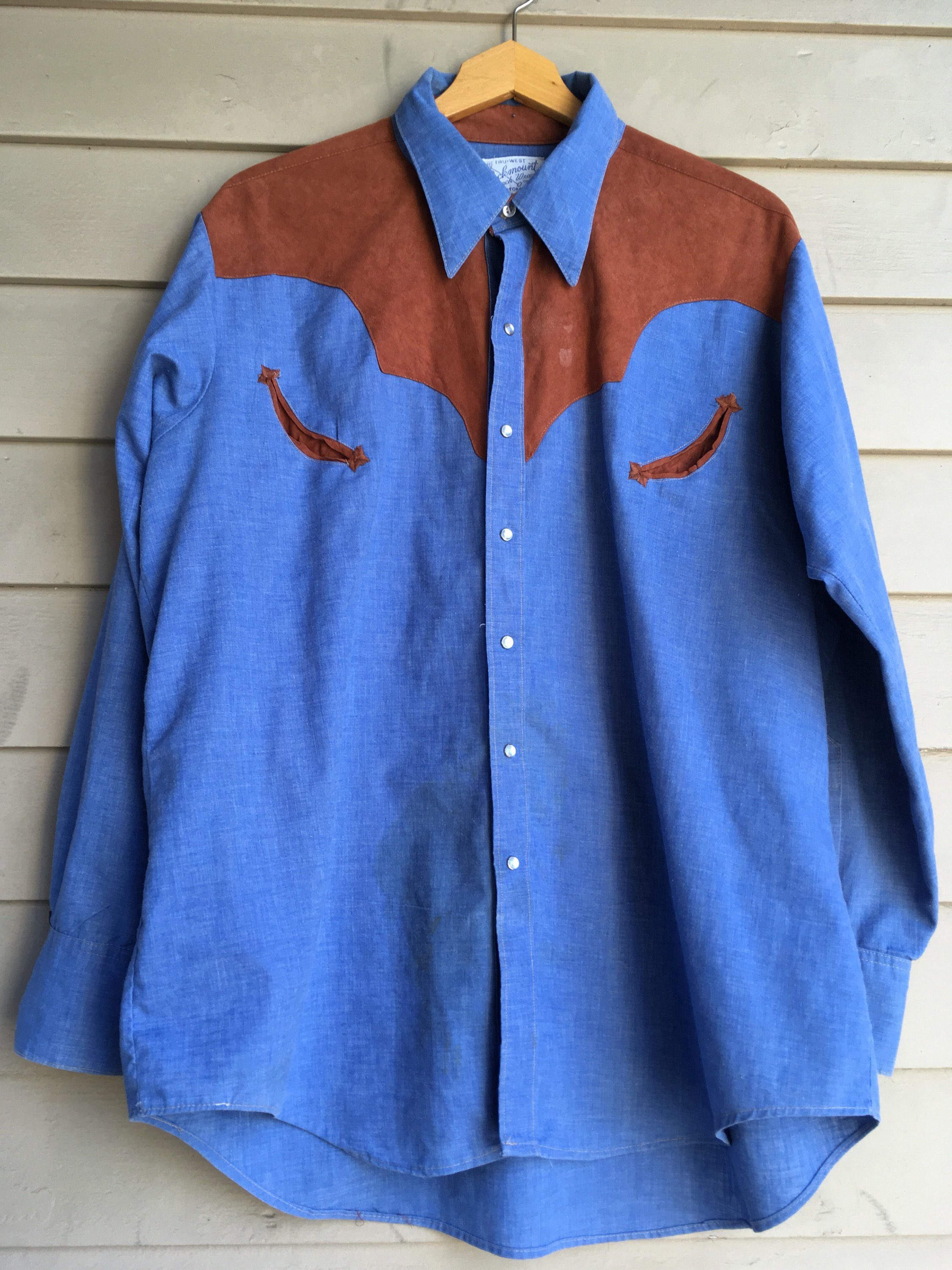 M/L 70s Rockmount Ranchwear Western Shirt M L Medium Large Ranch