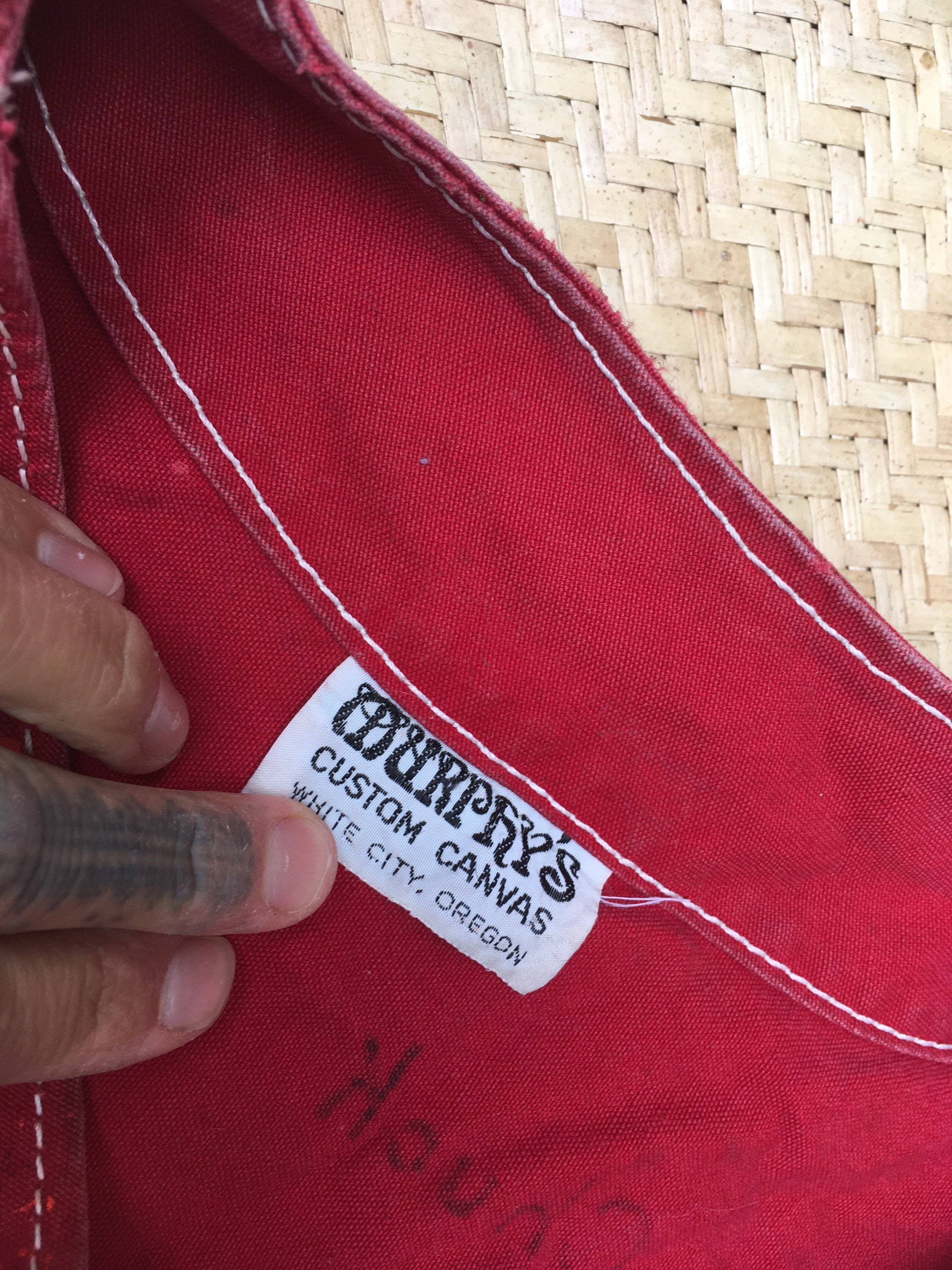 Canvas hunting vest red game pocket hunter workwear work wear Etsy