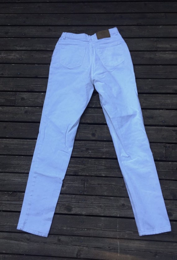 29 High waist jeans white The London Jean 28 30 v… - image 3