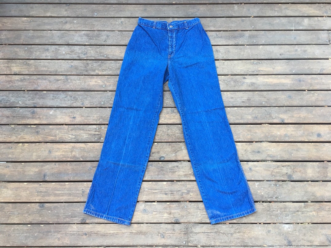 28x32 1970s Levis Sailor Jeans 70s Dark Blue Vintage Levis