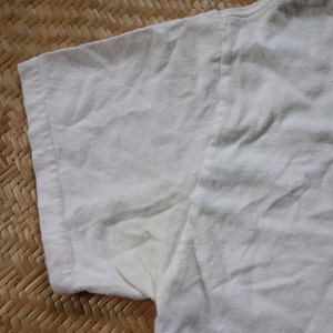 XS/S/M Thrashed White Tee T Shirt Blank Plain Old Well Worn - Etsy