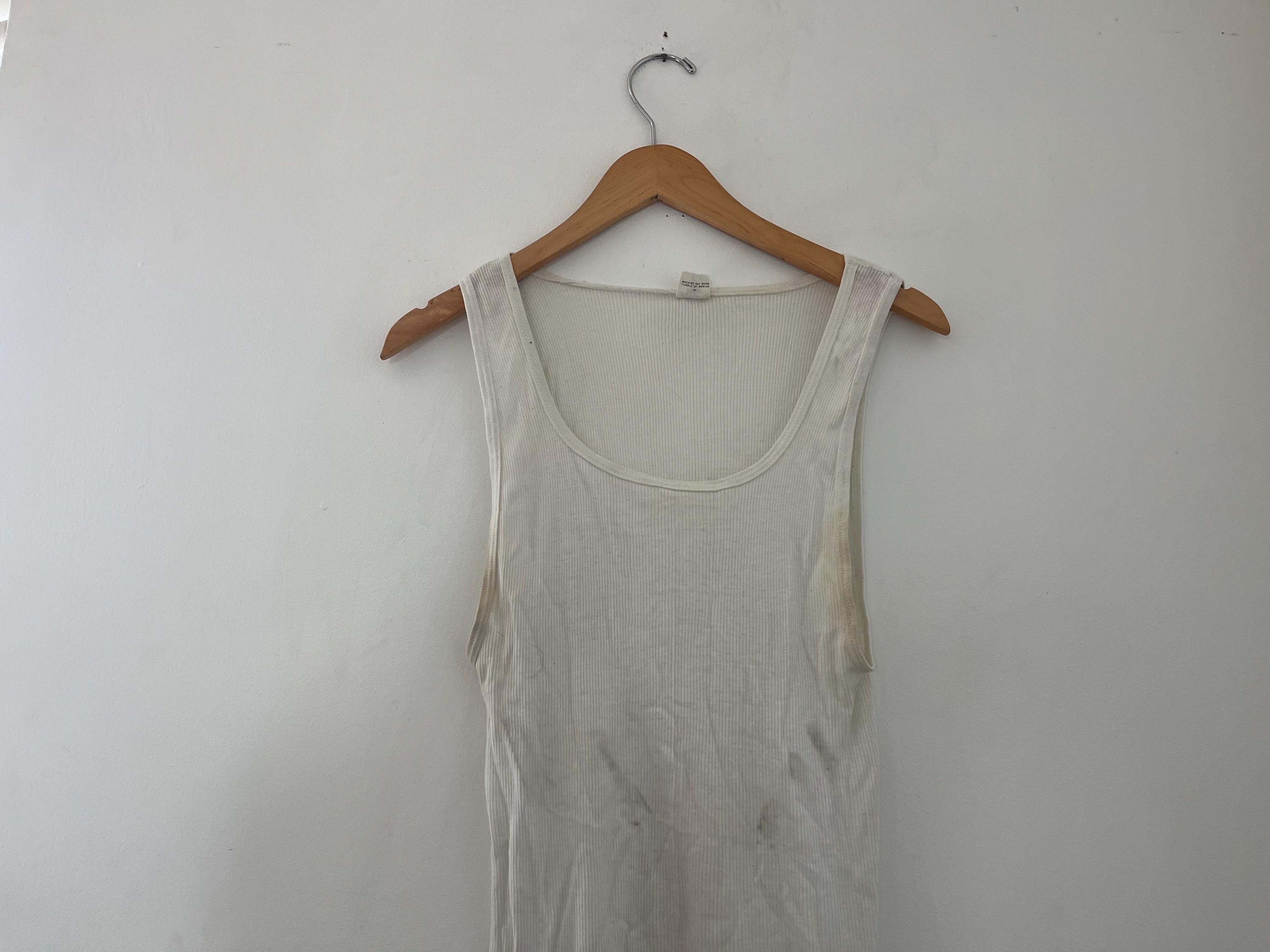 True Vintage Tank Top Undershirt Made in USA Single Stitch